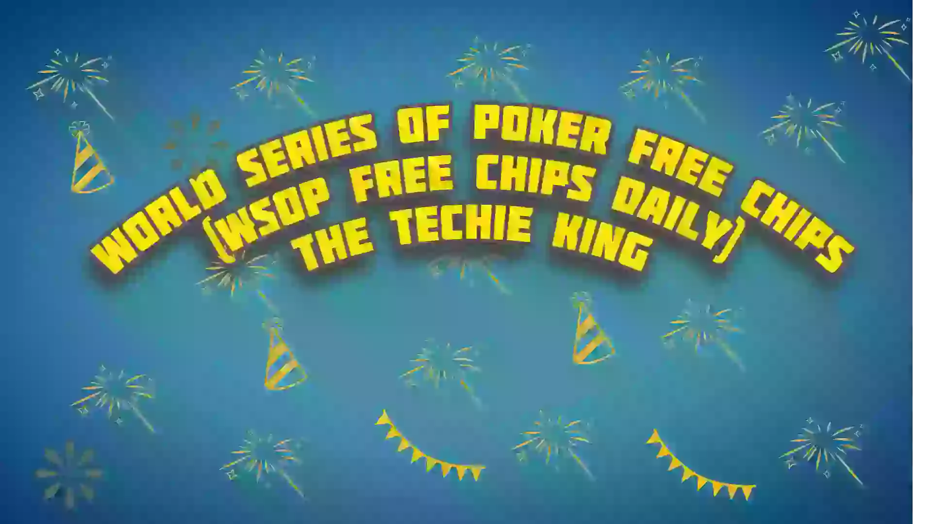 wsop free chips 2022 | wsop free chips daily